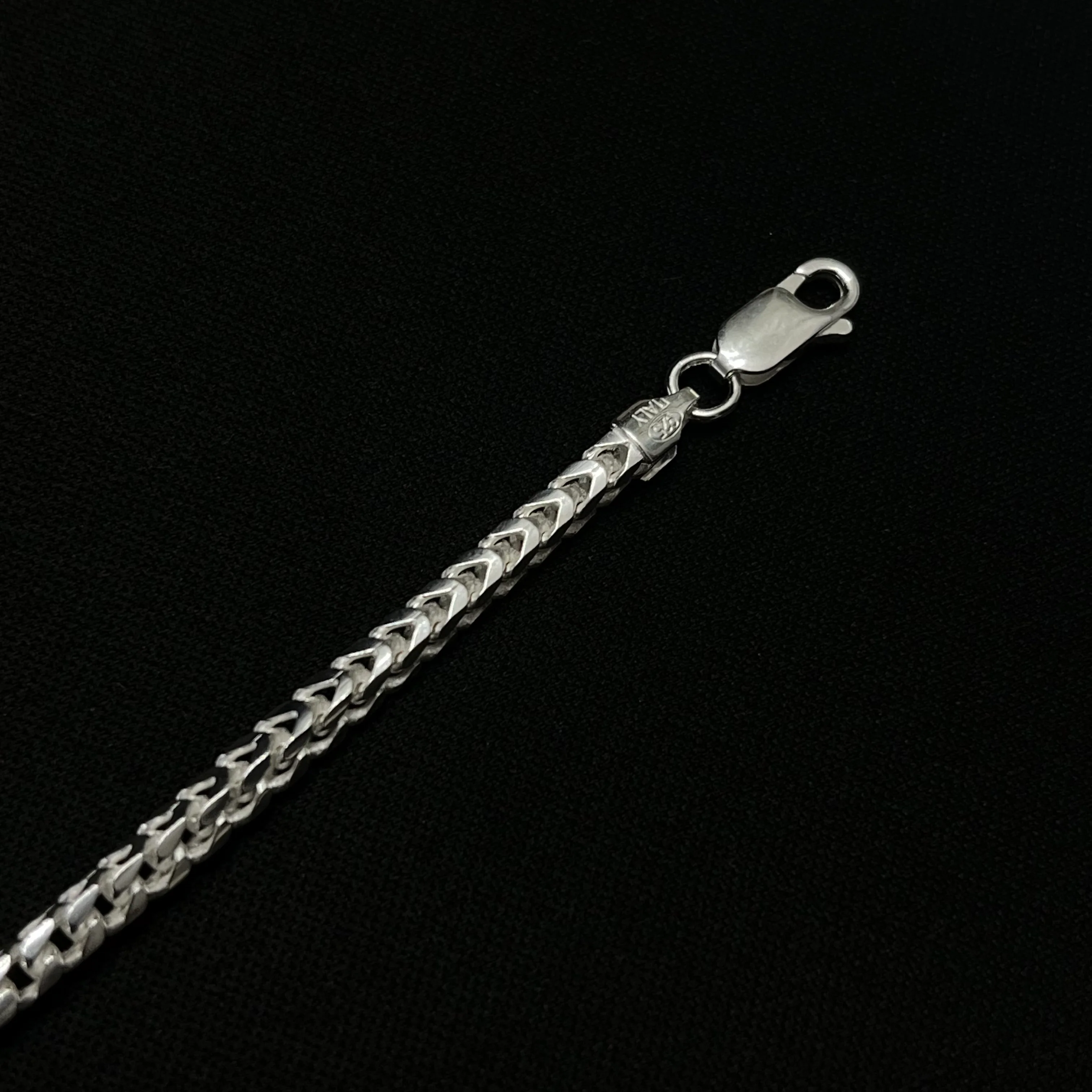3MM Sterling Silver Franco Chain - Image 4