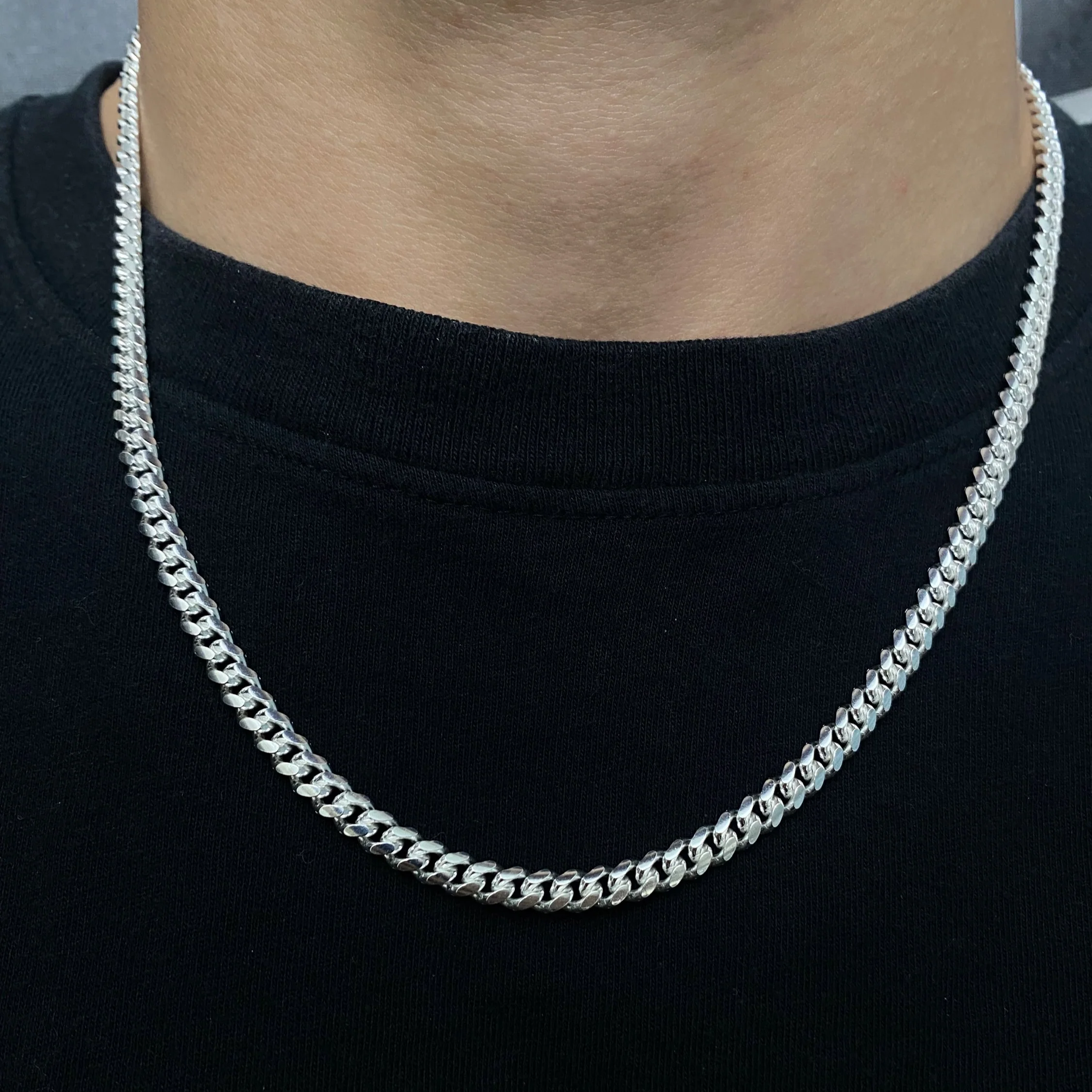 5MM Sterling Silver Miami Cuban Link Chain - Image 3