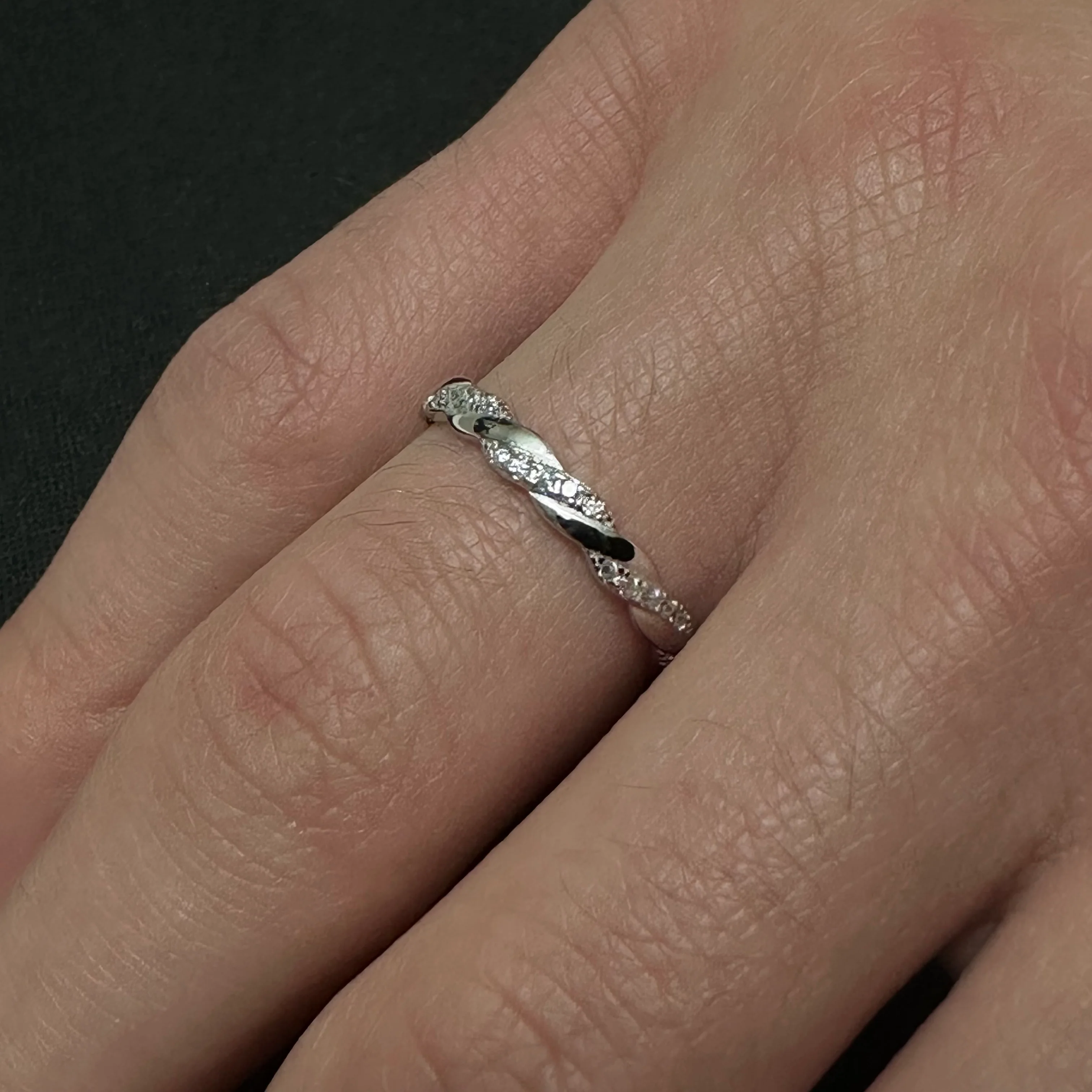 Sterling Silver Twisted Ring - Image 3